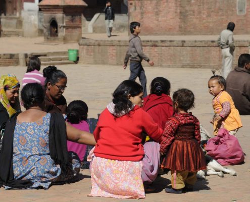 Campane Tibetane Torino: la piazza